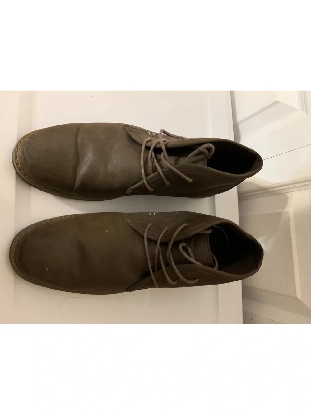 Varese Mens Sz 11W Brown Leather Chukka Boots